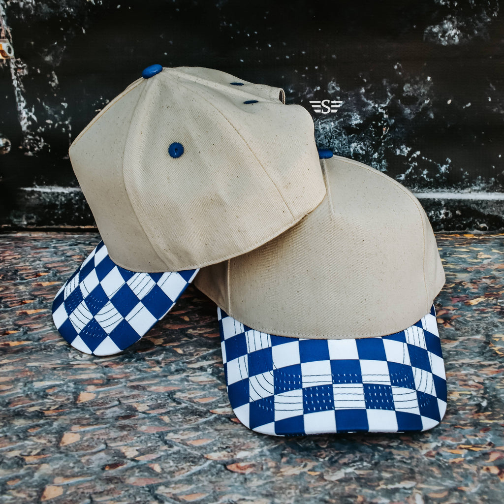 Canvas Front Checkered Bill Magna Pony® Cap