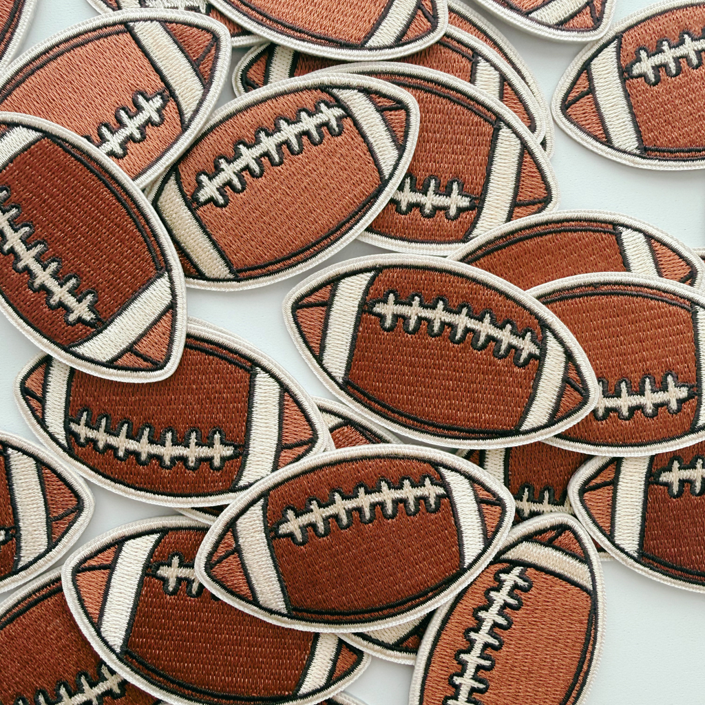 2.5" Football -  Embroidered Patch