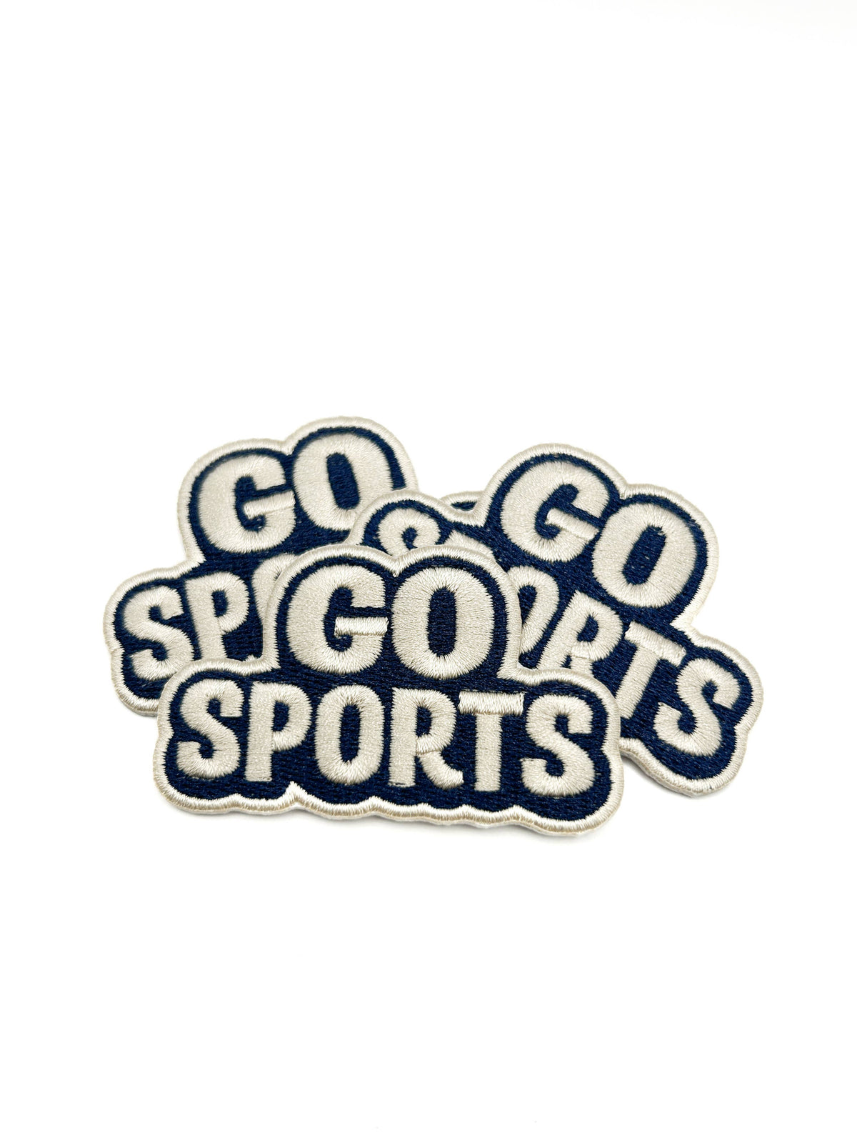 Go Sports Embroidered Patch Team Spirit Patch Game Day Iron