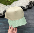 Green Polka Dot Hat - RTS