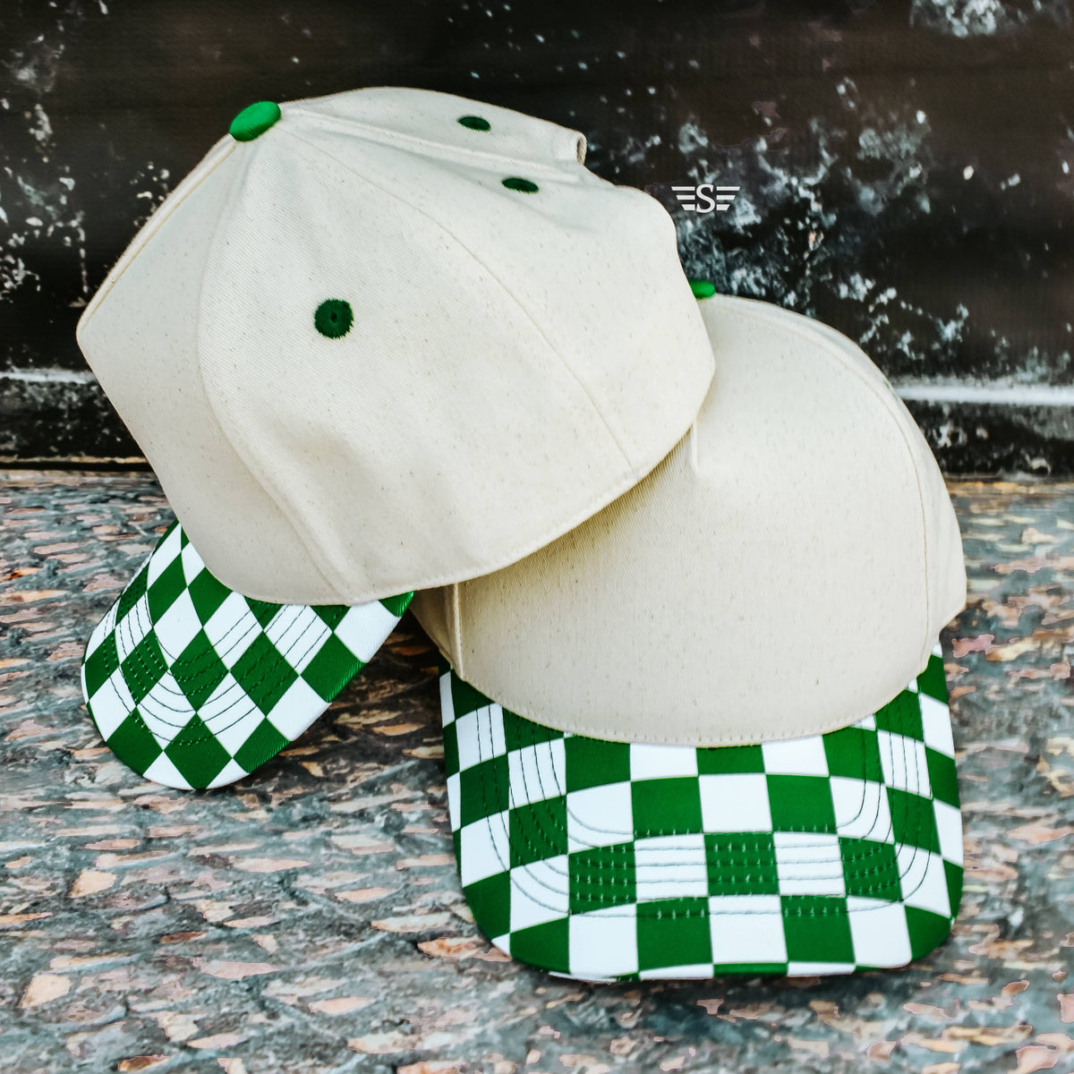 Canvas Front Checkered Bill Magna Pony® Cap