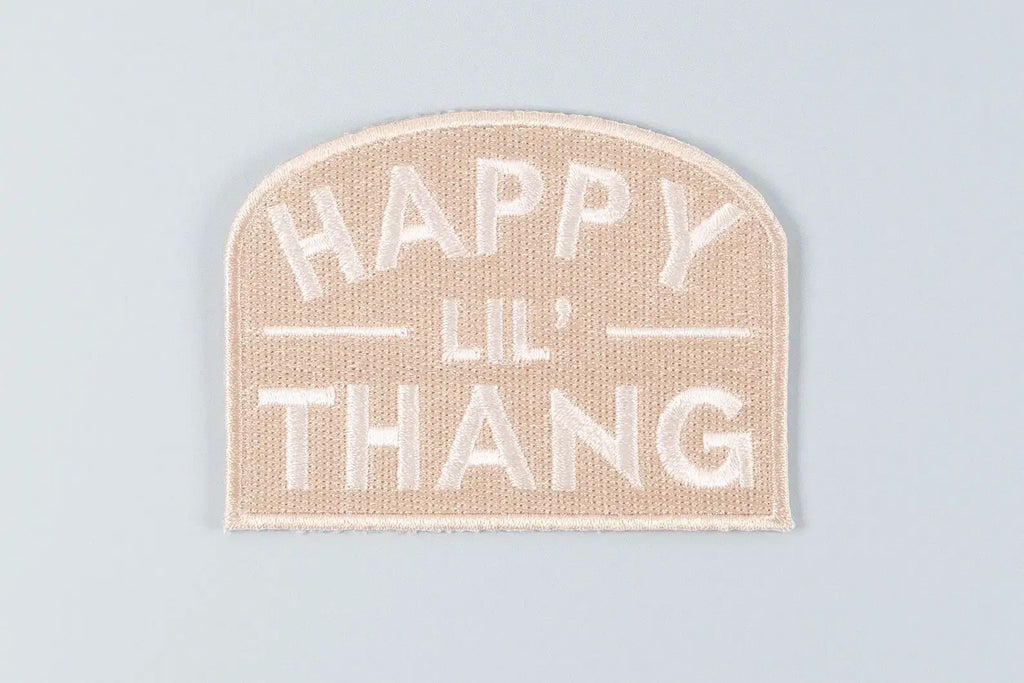 Happy Lil’ Thang Embroidered Iron-On Patch Western Southern