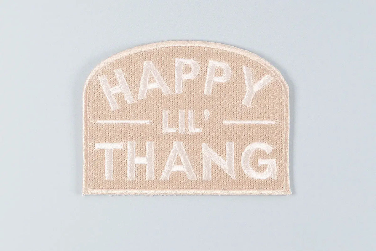 Happy Lil’ Thang Embroidered Iron-On Patch Western Southern