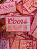 C**rs Banquet Pink, Beer Patch, Trucker Hat Patch,