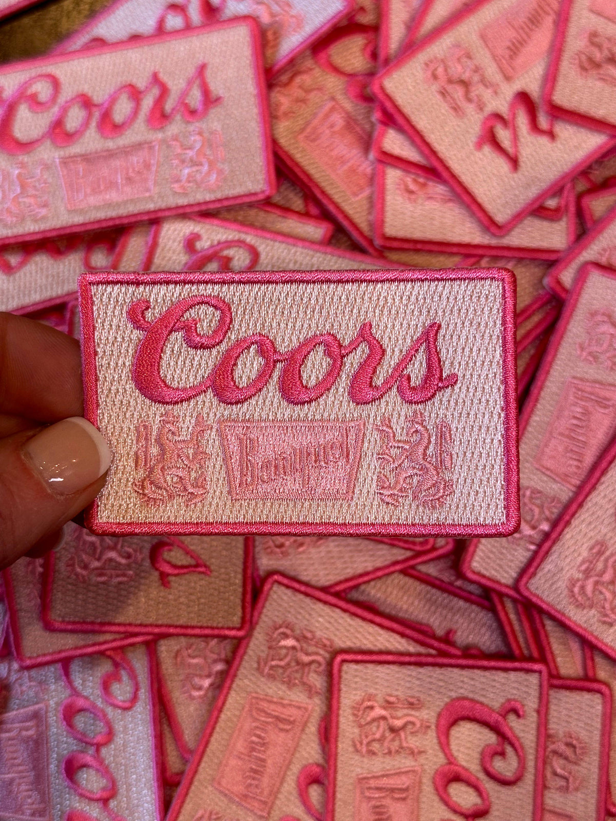 C**rs Banquet Pink, Beer Patch, Trucker Hat Patch,