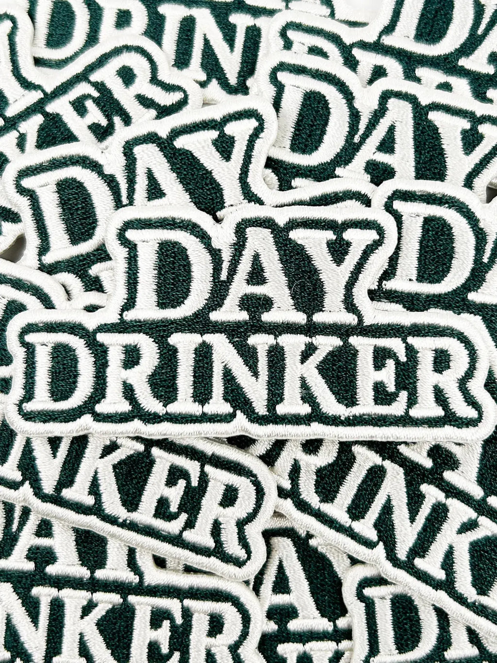Day Drinker Patch – Funny Embroidered Iron On for Brunch