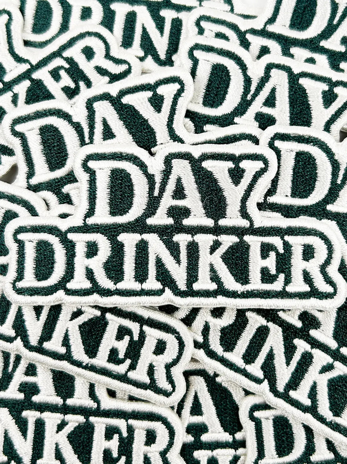 Day Drinker Patch – Funny Embroidered Iron On for Brunch