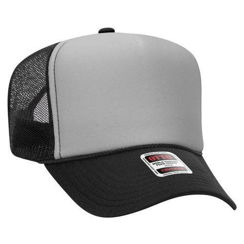 Otto 5-Panel High Crown Foam Trucker Hats, Mesh Back Cap - 39-165