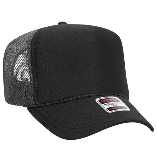 Otto 5-Panel High Crown Foam Trucker Hats, Mesh Back Cap - 39-165