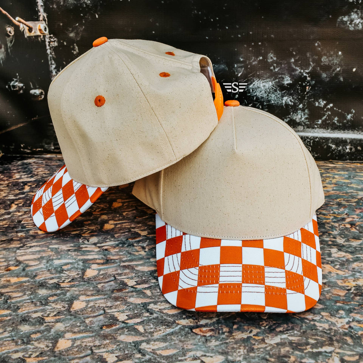 Canvas Front Checkered Bill Magna Pony® Cap