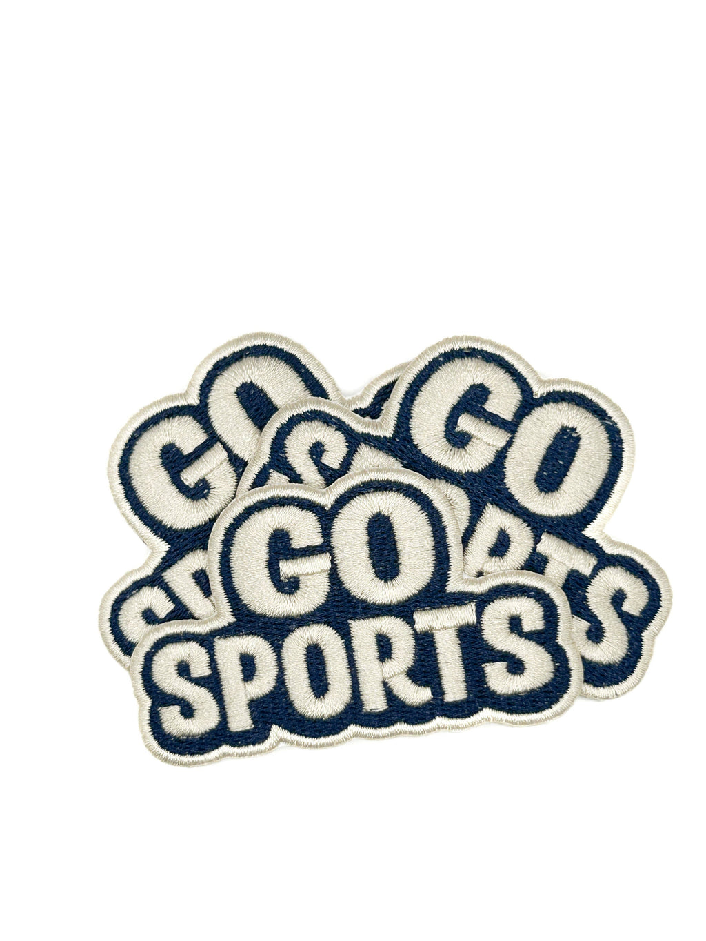 Go Sports Embroidered Patch Team Spirit Patch Game Day Iron