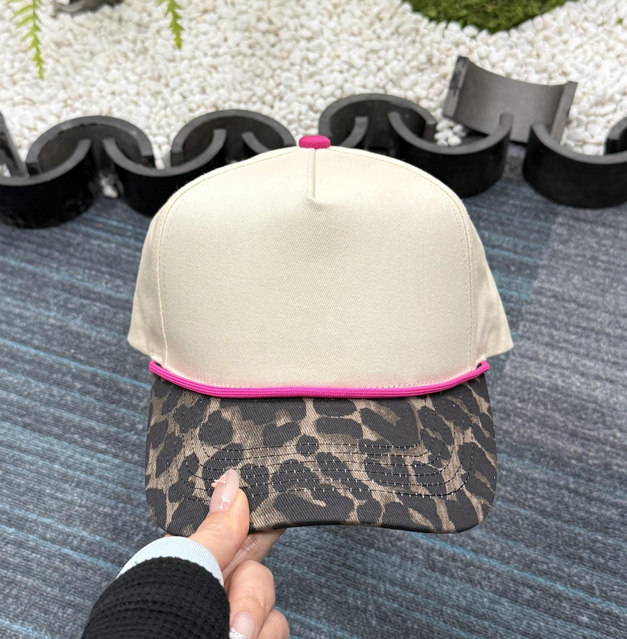 Leopard Print Hat - RTS
