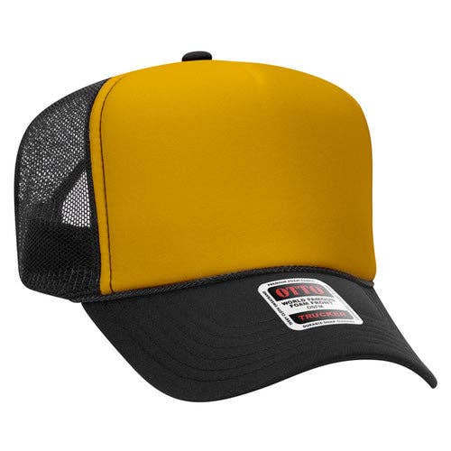 Otto 5-Panel High Crown Foam Trucker Hats, Mesh Back Cap - 39-165