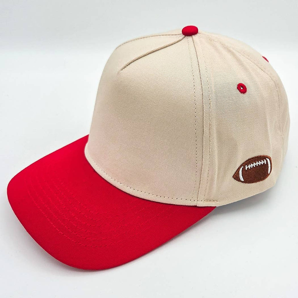 Cotton Football Blank Hats - Various Colors