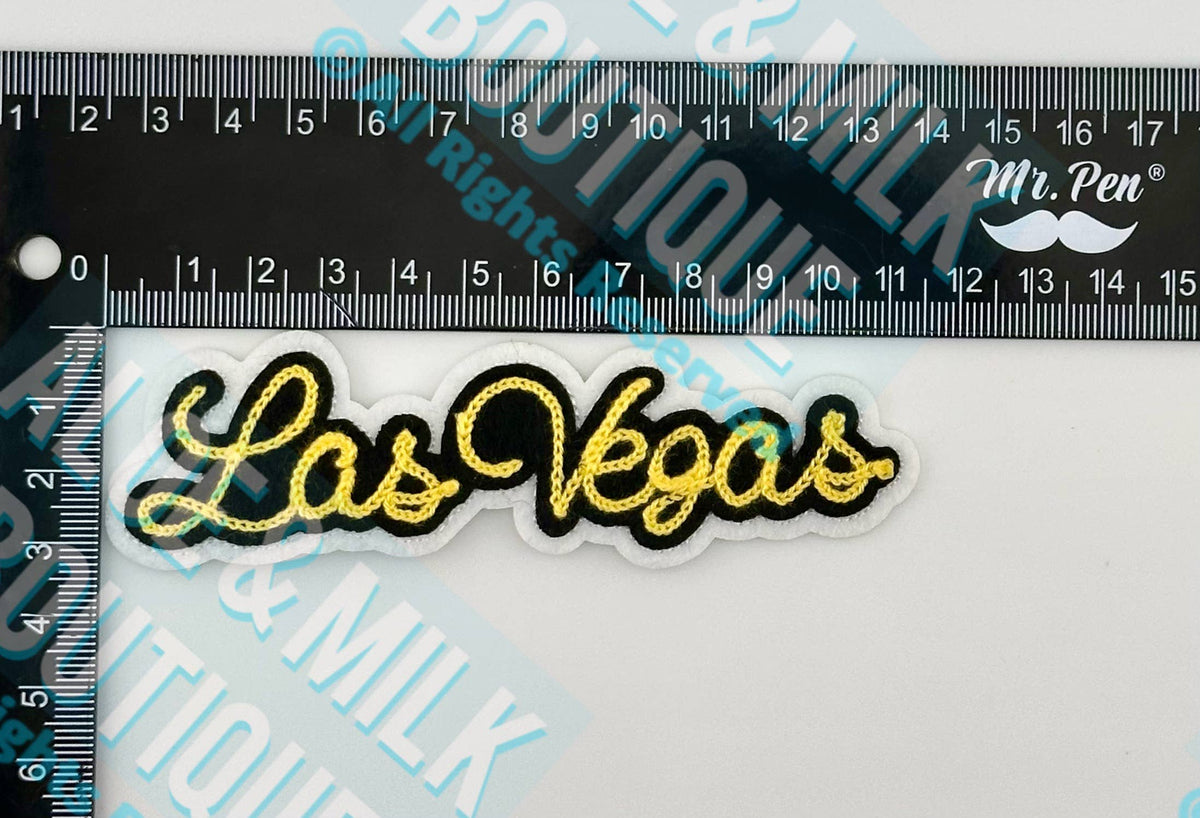 Chainstitch Las Vegas Patch, Las Vegas Fan, Hogs, Casino
