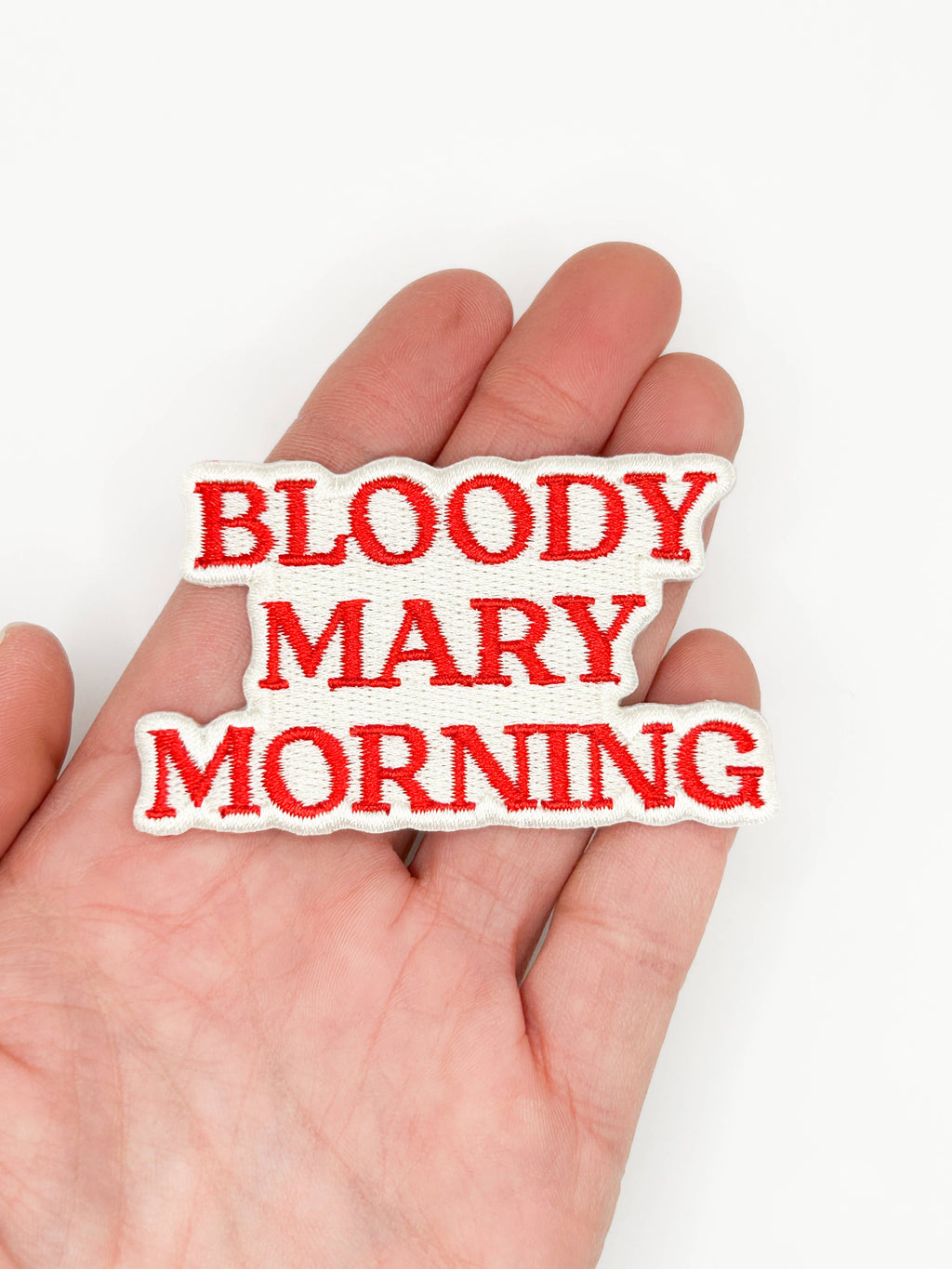 Bloody Mary Morning Embroidered Patch – Brunch Cocktail