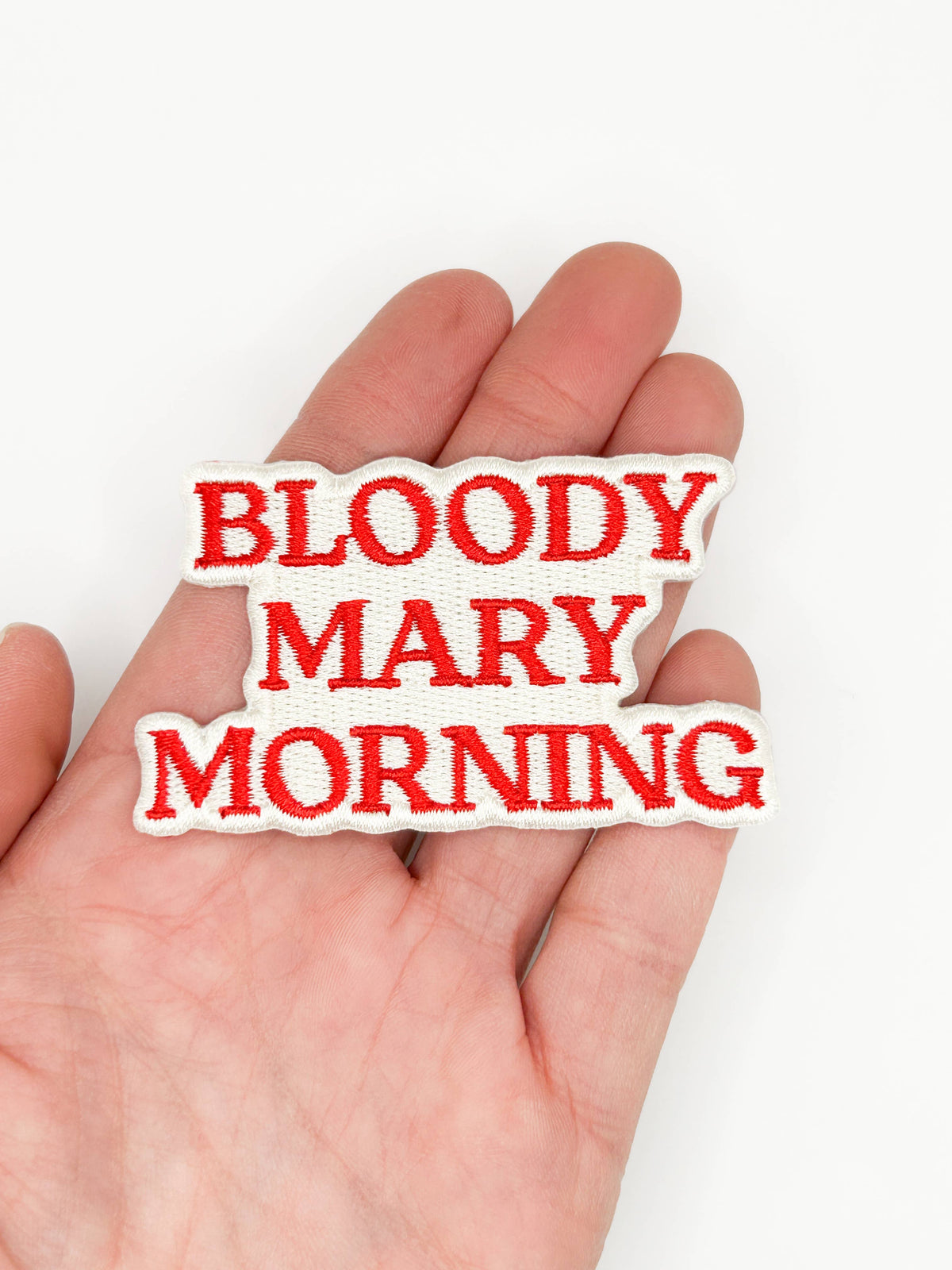 Bloody Mary Morning Embroidered Patch – Brunch Cocktail