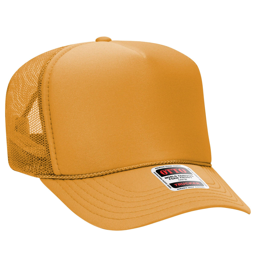 Otto 5-Panel High Crown Foam Trucker Hats, Mesh Back Cap - 39-165