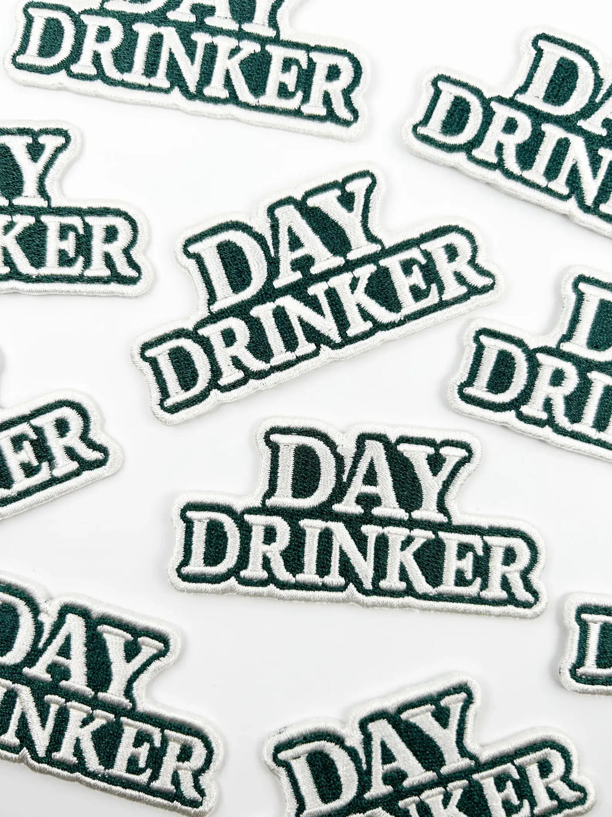 Day Drinker Patch – Funny Embroidered Iron On for Brunch