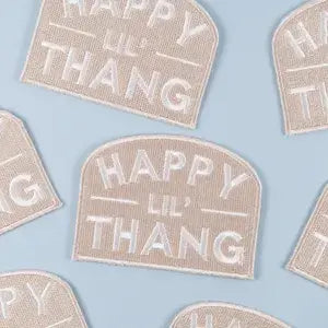 Happy Lil’ Thang Embroidered Iron-On Patch Western Southern