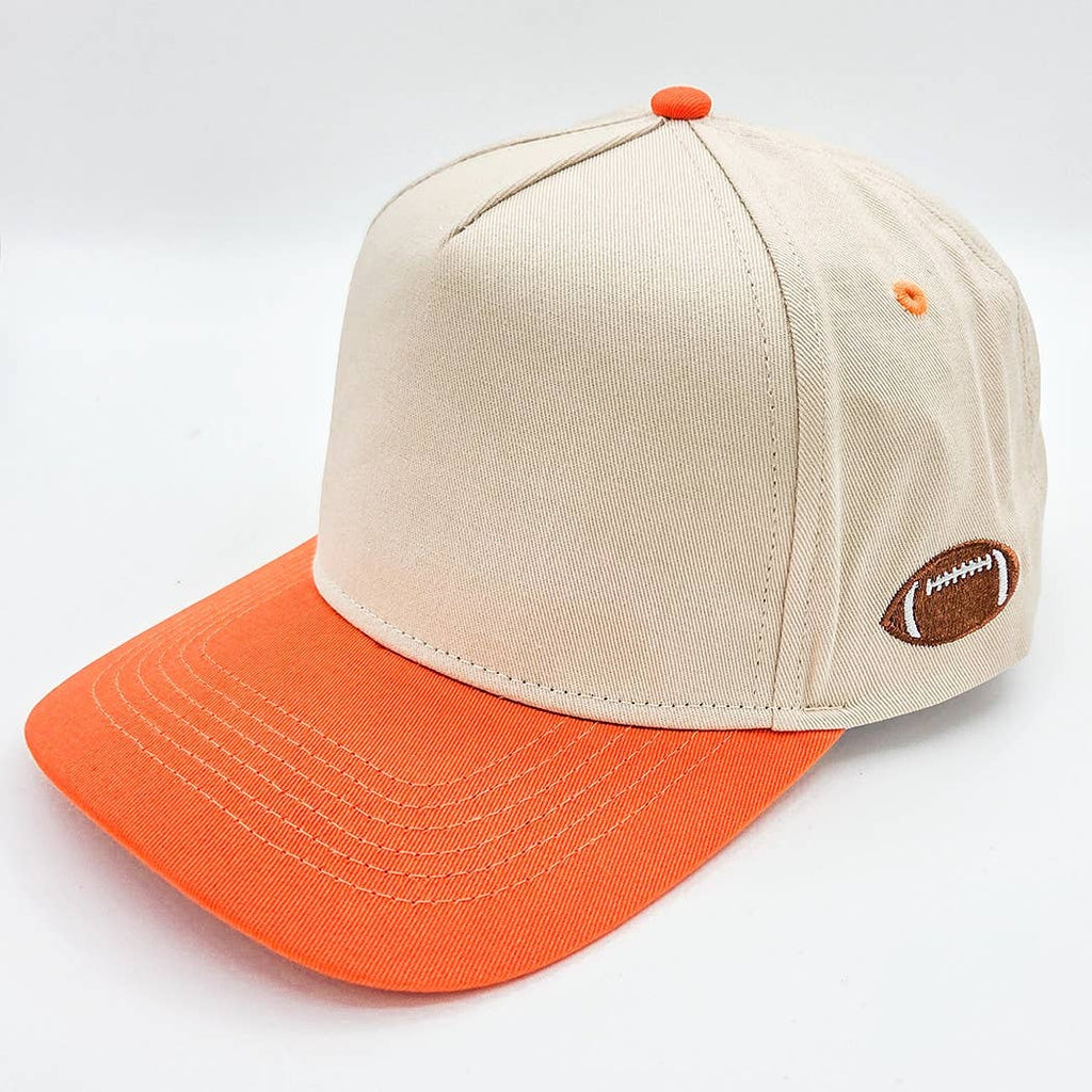 Cotton Football Blank Hats - Various Colors