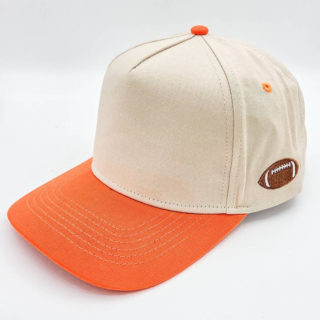 Cotton Football Blank Hats - Various Colors