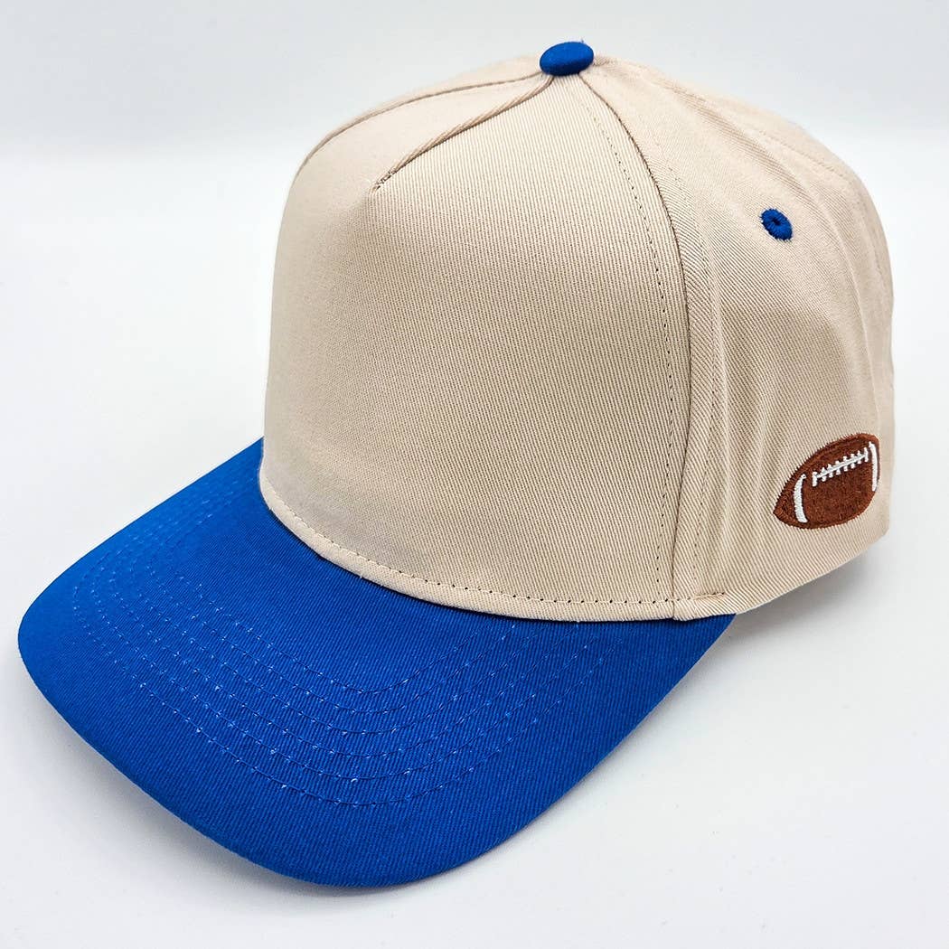 Cotton Football Blank Hats - Various Colors