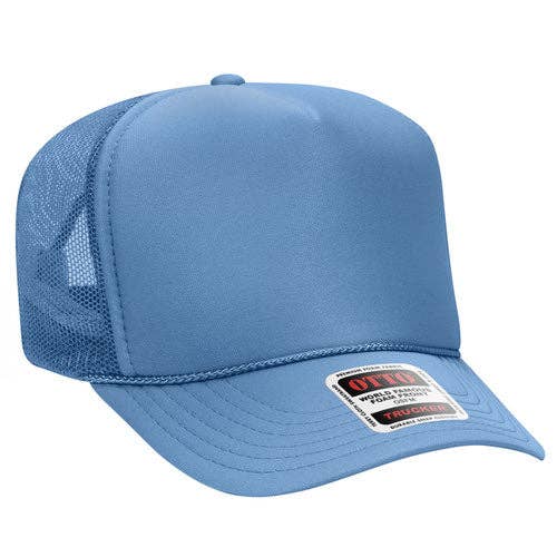 Otto 5-Panel High Crown Foam Trucker Hats, Mesh Back Cap - 39-165