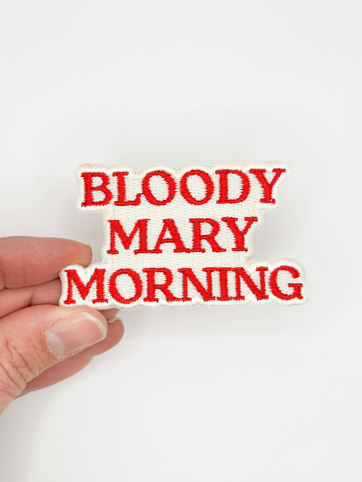 Bloody Mary Morning Embroidered Patch – Brunch Cocktail