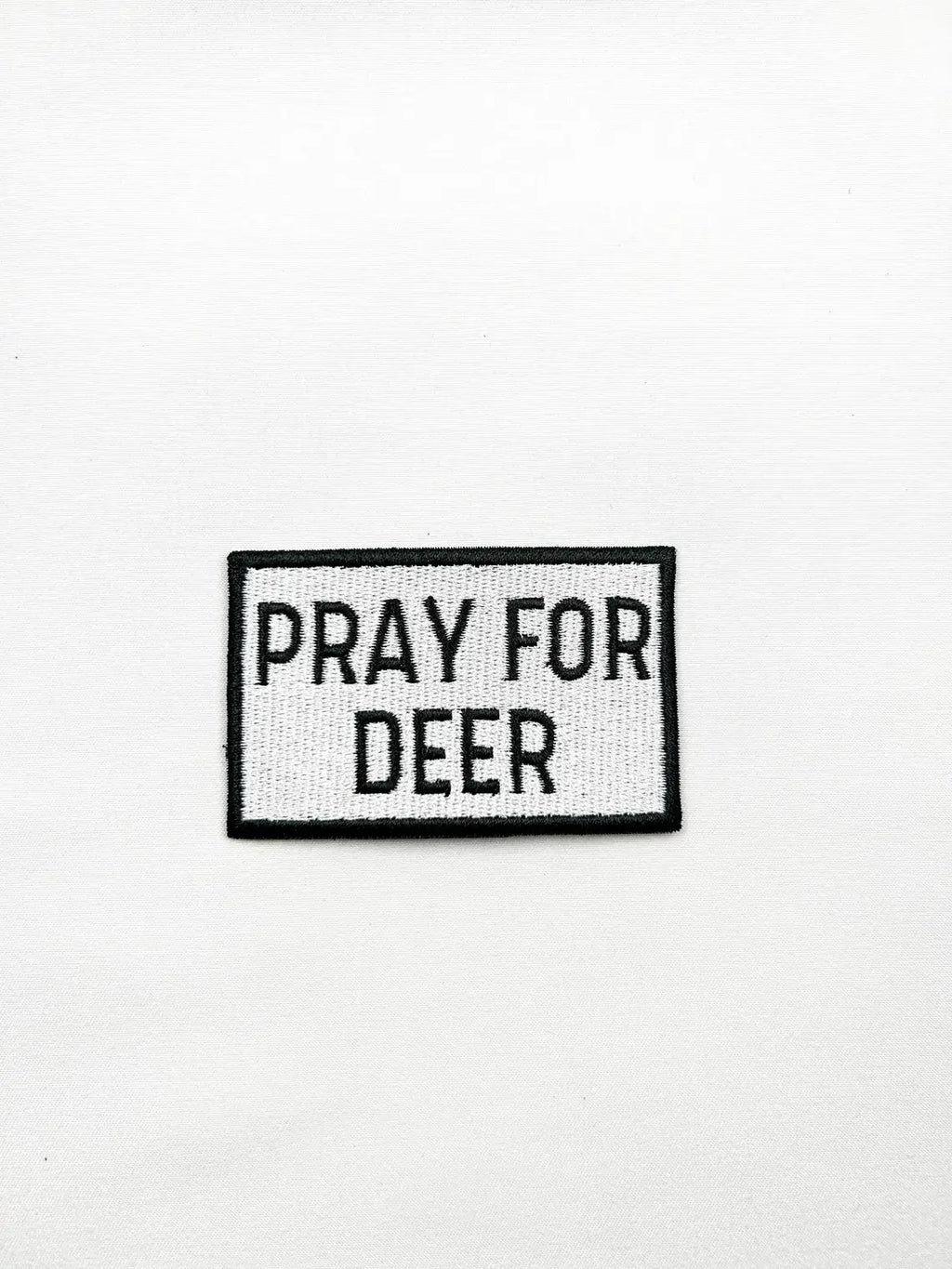 Pray For Deer Iron On Patch Hunting Deer Perfect for Hunters