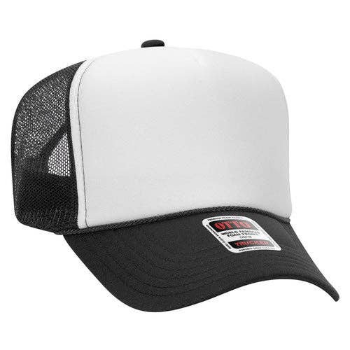Otto 5-Panel High Crown Foam Trucker Hats, Mesh Back Cap - 39-165