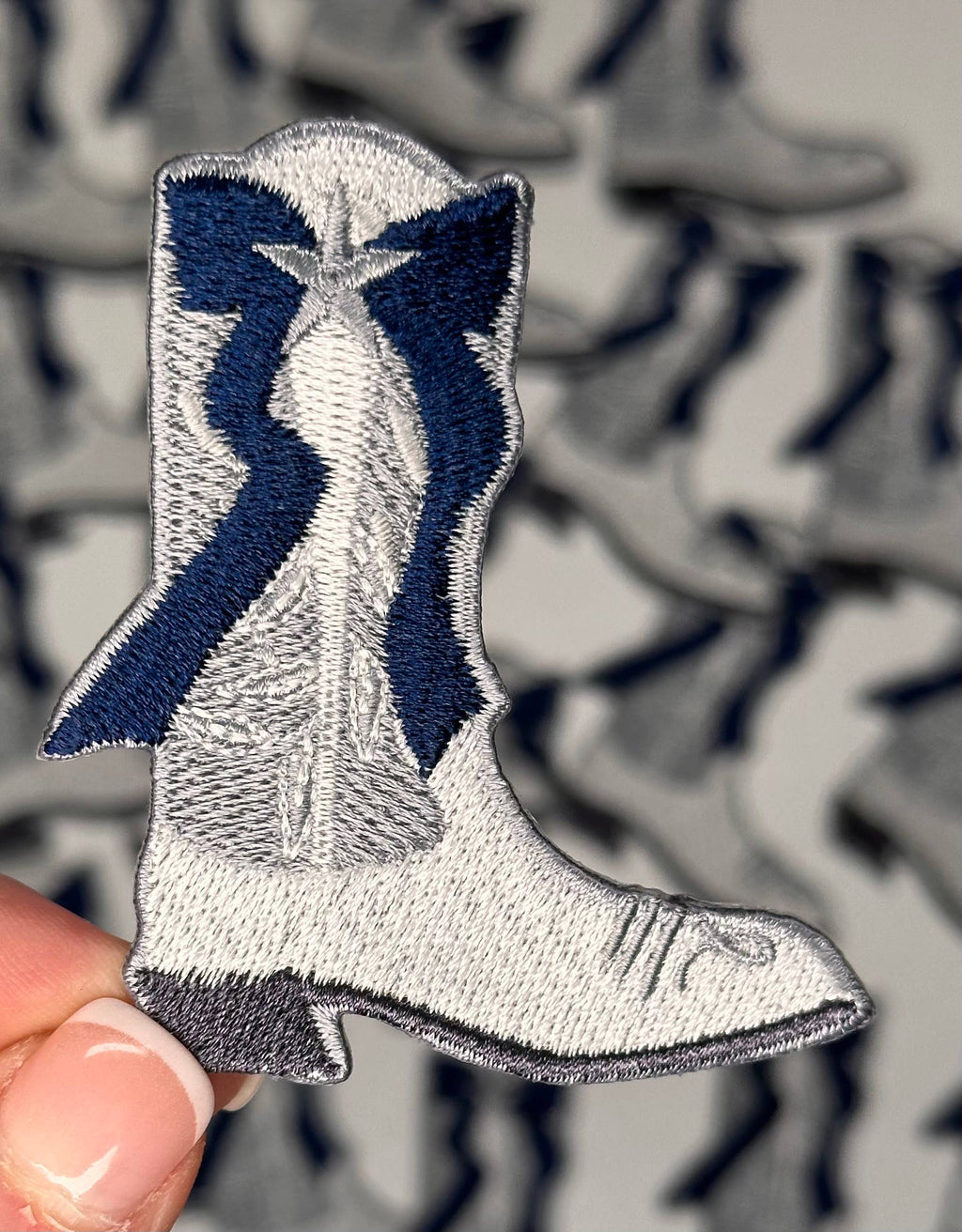 Boot with Bow, Western Patch, Cowgirl, Cowboy, Texas Patch