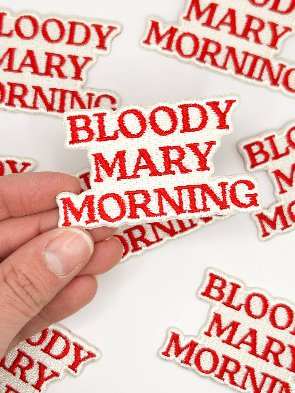 Bloody Mary Morning Embroidered Patch – Brunch Cocktail