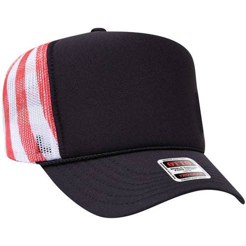 Otto 5-Panel High Crown Foam Trucker Hats, Mesh Back Cap - 39-165