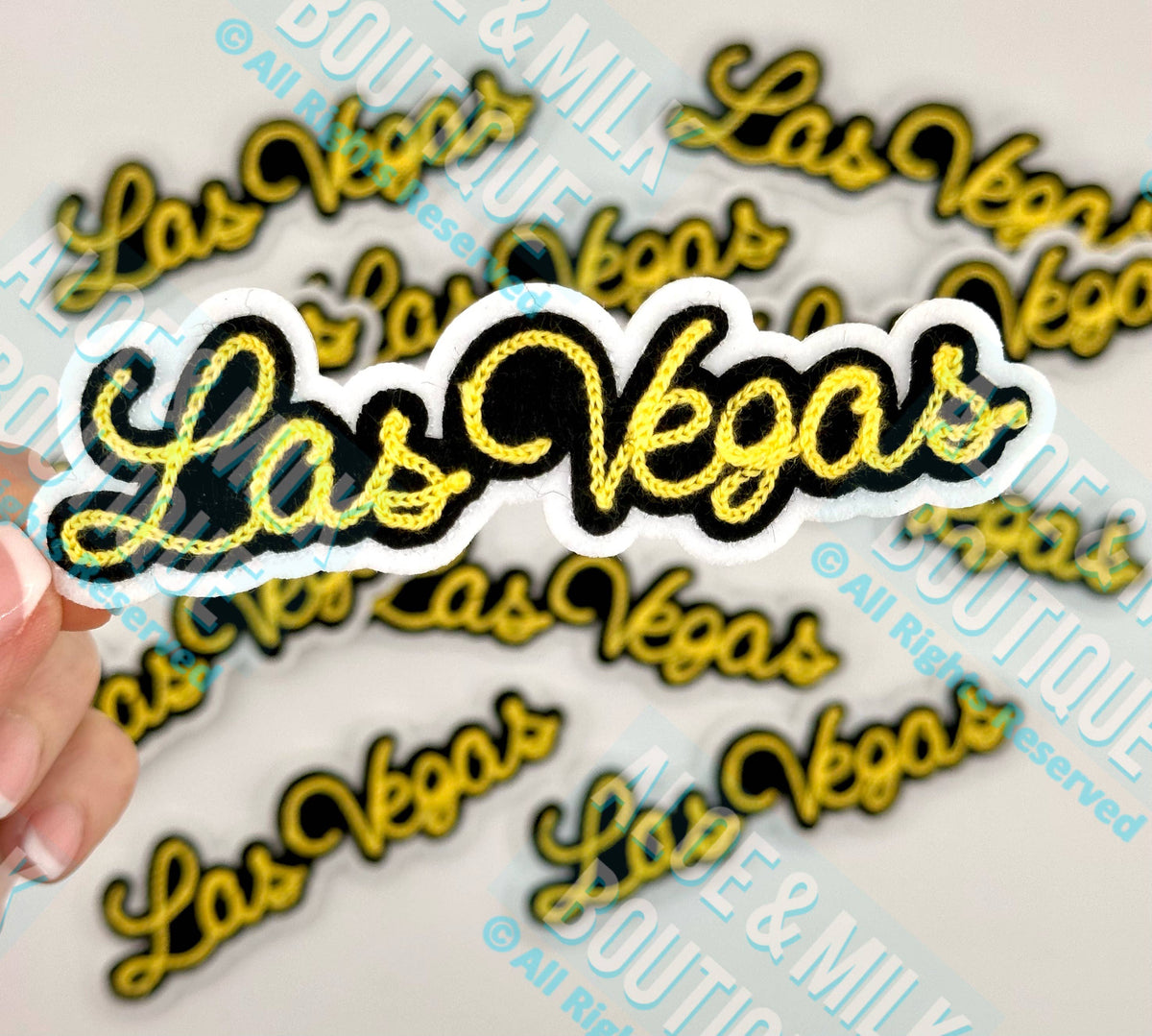 Chainstitch Las Vegas Patch, Las Vegas Fan, Hogs, Casino